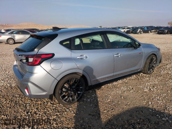 2024 Subaru Impreza RS with VIN JF1GUHJC4R8279158, listed as a Copart auction lot 82491594 with 10,635 mi miles and Salvage Title. Bid and sale history available at carsss.com. Image 3.