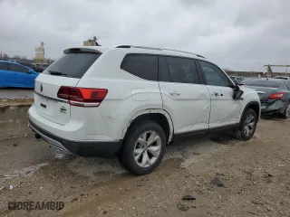 2018 Volkswagen Atlas 3.6L V6 SEL with VIN 1V2MR2CA1JC521010, listed as a Copart auction lot 49505835 with 117,521 mi miles and Salvage Title. Bid and sale history available at carsss.com. Image 3.
