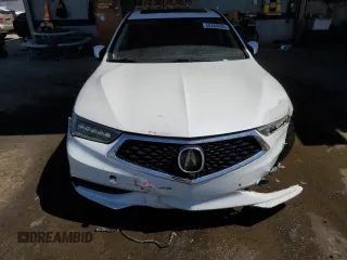 2018 Acura TLX Advance with VIN 19UUB2F72JA008609, listed as a Copart auction lot 50388435 with 113,389 mi miles and Salvage Title. Bid and sale history available at carsss.com. Image 5.