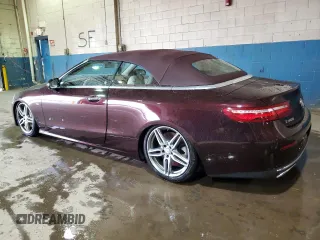 2018 Mercedes-Benz E-Class E 400 with VIN WDD1K6FB8JF023038, listed as a Copart auction lot 52787475 with 0 mi miles and Salvage Title. Bid and sale history available at carsss.com. Image 2.