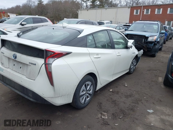 2018 Toyota Prius Two with VIN JTDKARFU8J3059124, listed as a IAAI auction lot 41709364 with 79,982 mi miles. Bid and sale history available at carsss.com. Image 4.