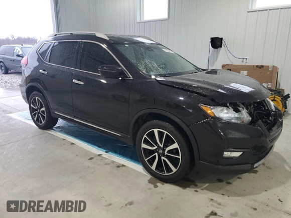 2020 Nissan Rogue SL with VIN 5N1AT2MV8LC720545, listed as a Copart auction lot 52154615 with 97,452 mi miles and Salvage Title. Bid and sale history available at DreamBid. Image 4.