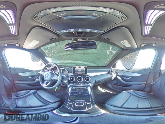 2018 Mercedes-Benz C 350e with VIN 55SWF4HB5JU245870, listed as a Copart auction lot 56415804 with 68,042 mi miles and Salvage title. Bid and sale history available at DreamBid. Image 12.