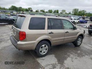 2003 Honda Pilot EX with VIN 2HKYF18463H563074, listed as a Copart auction lot 54780665 with 256,496 mi miles and Salvage Title. Bid and sale history available at DreamBid. Image 3.