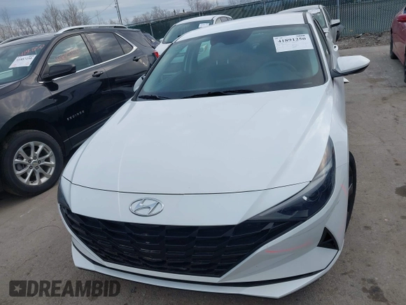 2022 Hyundai Elantra SEL with VIN 5NPLM4AG3NH060174, listed as a IAAI auction lot 41891250 with 24,326 mi miles and . Bid and sale history available at DreamBid. Image 13.