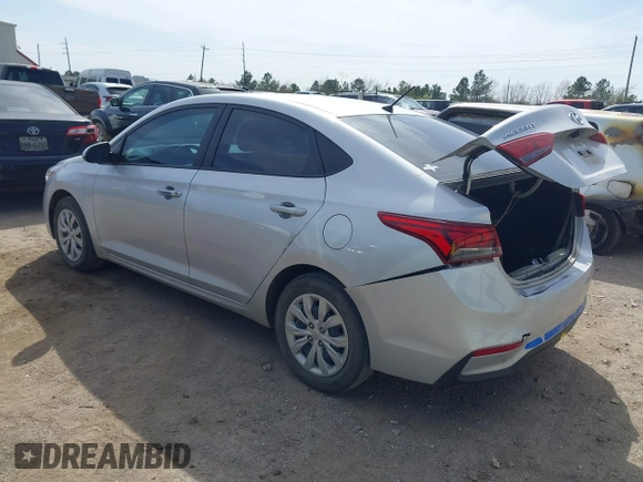 2022 Hyundai Accent SEL with VIN 3KPC24A69NE187223, listed as a IAAI auction lot 41786275 with 36,799 mi miles. Bid and sale history available at carsss.com. Image 3.