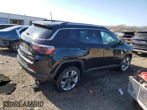 2020 Jeep Compass High Altitude с VIN 3C4NJDCB7LT233906, выставлен на аукционе Copart как лот 52922995 с пробегом 39 980 миль миль и Списание • Salvage title. История ставок и продаж доступна на DreamBid. Изображение 3.