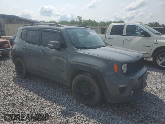 2020 Jeep Renegade Latitude with VIN ZACNJABB0LPM02796, listed as a Copart auction lot 58173715 with Not provided miles and Salvage title. Bid and sale history available at DreamBid. Image 4.