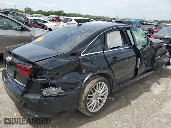 2016 Audi A6 2.0T Premium with VIN WAUCFAFC2GN133954, listed as a Copart auction lot 53397964 with 0 mi miles and Salvage Title. Bid and sale history available at carsss.com. Image 3.