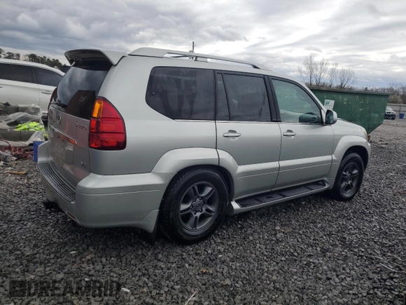 2004 Lexus GX 470 with VIN JTJBT20X140051521, listed as a Copart auction lot 46946505 with 185,462 mi miles and Clean Title. Bid and sale history available at DreamBid. Image 3.