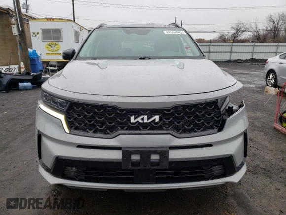 2022 Kia Sorento SX with VIN 5XYRKDLF9NG081798, listed as a Copart auction lot 47594945 with 64,278 mi miles and Salvage Title. Bid and sale history available at carsss.com. Image 5.