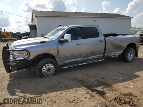 2023 Ram 3500 Laramie with VIN 3C63RRJL0PG501435, listed as a Copart auction lot 62786764 with 21,273 mi miles and Salvage Title. Bid and sale history available at carsss.com. Image 1.
