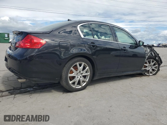 2013 Infiniti G37 x z VIN JN1CV6AR6DM754732, wystawiony jako Copart lot #58971955 z przebiegiem 153 184 mil mil oraz Szkoda całkowita • Salvage title. Historia ofert i sprzedaży dostępna na DreamBid. Obrazek 3.