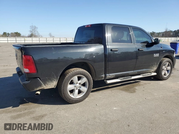 2017 Ram 1500 Express with VIN 1C6RR7KG7HS681569, listed as a Copart auction lot 48536255 with 151,466 mi miles and Salvage title. Bid and sale history available at DreamBid. Image 3.