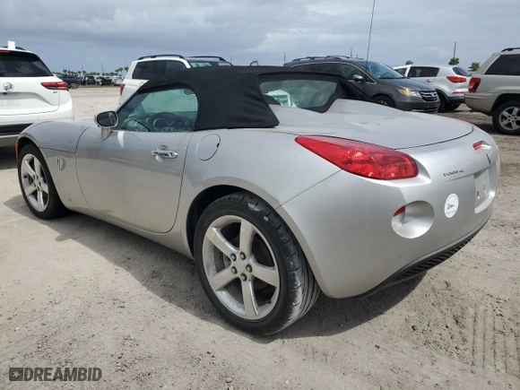 2006 Pontiac Solstice with VIN 1G2MB33B26Y105650, listed as a Copart auction lot 76115444 with 0 mi miles and Salvage Title. Bid and sale history available at carsss.com. Image 2.