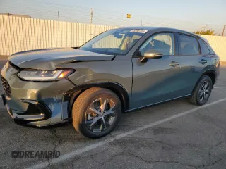2025 Honda HR-V EX-L with VIN 3CZRZ1H71SM704691, listed as a Copart auction lot 89386105 with 3,917 mi miles and Salvage Title. Bid and sale history available at carsss.com. Image 1.