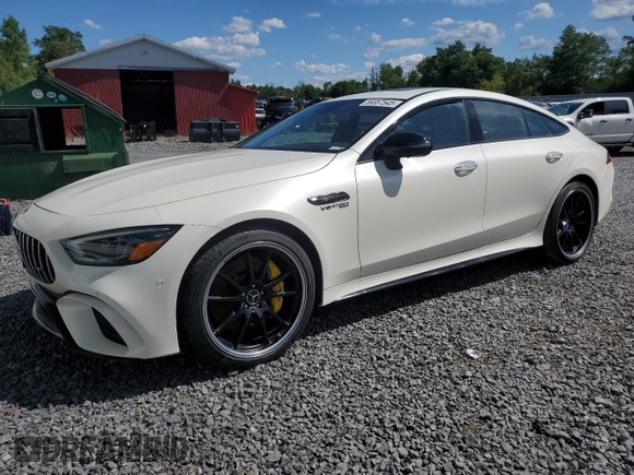 2019 Mercedes-Benz AMG GT 63 S with VIN WDD7X8KB7KA006551, listed as a Copart auction lot 59357545 with Not provided miles and Salvage title. Bid and sale history available at DreamBid. Image 1.