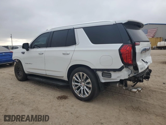 2024 GMC Yukon Denali with VIN 1GKS2DKL4RR154659, listed as a Copart auction lot 85551244 with 0 mi miles and Salvage Title. Bid and sale history available at carsss.com. Image 2.