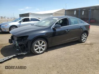 2016 Volvo S60 T5 Premier with VIN YV1612TKXG2402195, listed as a Copart auction lot 60140015 with 105,540 mi miles and Salvage title. Bid and sale history available at DreamBid. Image 1.