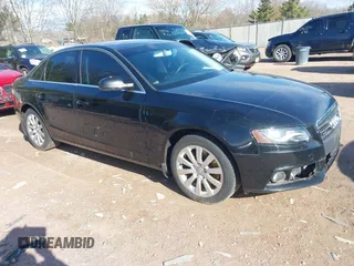 2010 Audi A4 2.0T Premium Plus with VIN WAUFFAFL0AN022596, listed as a IAAI auction lot 42028115 with 108,215 mi miles. Bid and sale history available at carsss.com. Image 1.