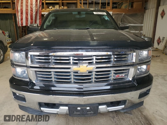 2015 Chevrolet Silverado 1500 LT with VIN 1GCNKREC3FZ433761, listed as a Copart auction lot 49672965 with 52,155 mi miles and Salvage Title. Bid and sale history available at carsss.com. Image 5.