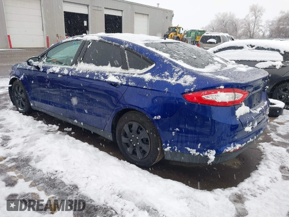 2013 Ford Fusion S with VIN 3FA6P0G75DR328907, listed as a IAAI auction lot 41603863 with 93,481 mi miles. Bid and sale history available at carsss.com. Image 3.