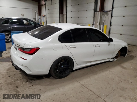 2020 BMW 3 Series M340i xDrive with VIN WBA5U9C06LA380967, listed as a Copart auction lot 68617303 with Not Provided miles and Salvage Title. Bid and sale history available at DreamBid. Image 3.
