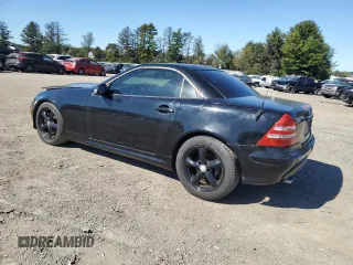 2003 Mercedes-Benz SLK-Class 3.2L with VIN WDBKK65F43F287801, listed as a Copart auction lot 75333444 with 166,541 mi miles and Salvage Title. Bid and sale history available at carsss.com. Image 2.