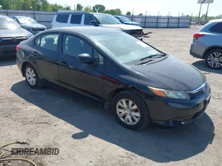 2012 Honda Civic LX z VIN 2HGFB2F57CH569237, wystawiony jako IAAI lot #42036932 z przebiegiem 115 355 mil mil oraz . Historia ofert i sprzedaży dostępna na DreamBid. Obrazek 1.