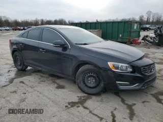 2015 Volvo S60 T5 Platinum with VIN YV1612TM5F1341358, listed as a Copart auction lot 46042365 with 0 mi miles and Salvage Title. Bid and sale history available at carsss.com. Image 4.
