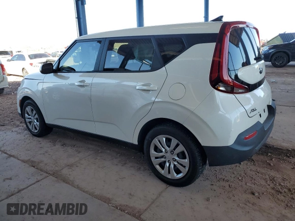 2021 Kia Soul S with VIN KNDJ23AU7M7142909, listed as a Copart auction lot 50317055 with 22,560 mi miles and Salvage Title. Bid and sale history available at DreamBid. Image 2.