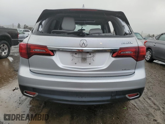 2014 Acura MDX with VIN 5FRYD4H21EB029163, listed as a Copart auction lot 45556965 with Not provided miles and Salvage title. Bid and sale history available at DreamBid. Image 6.