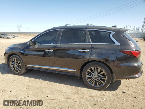 2019 Infiniti QX60 Pure with VIN 5N1DL0MN9KC566394, listed as a Copart auction lot 62879095 with 56,448 mi miles and Salvage title. Bid and sale history available at DreamBid. Image 2.