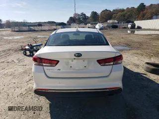 2017 Kia Optima LX with VIN KNAGT4L39H5146413, listed as a Copart auction lot 80385494 with 50,668 mi miles and Salvage Title. Bid and sale history available at DreamBid. Image 6.