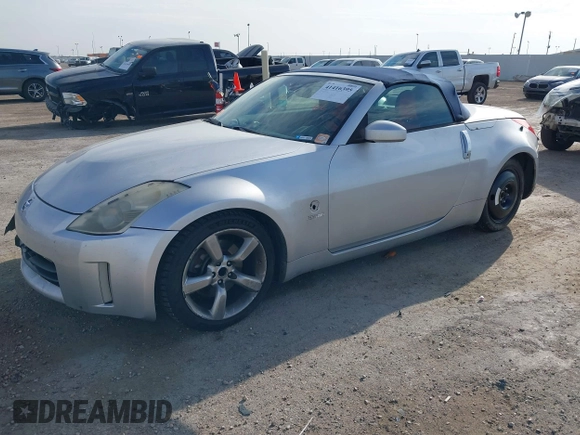 2007 Nissan 350Z Touring with VIN JN1BZ36A27M654486, listed as a IAAI auction lot 41416395 with 132,401 mi miles. Bid and sale history available at carsss.com. Image 17.