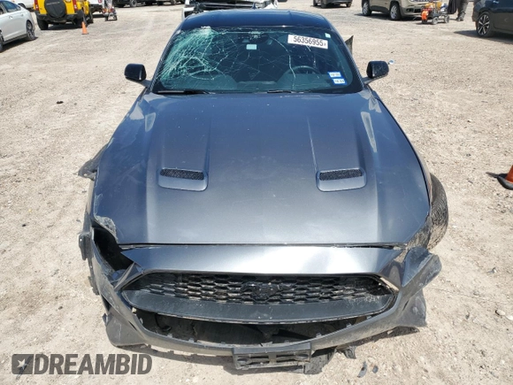 2022 Ford Mustang EcoBoost with VIN 1FA6P8TH5N5138364, listed as a Copart auction lot 56356955 with 33,590 mi miles and Salvage title. Bid and sale history available at DreamBid. Image 5.