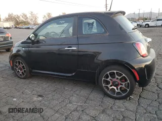 2015 FIAT 500 Turbo with VIN 3C3CFFHH1FT733473, listed as a Copart auction lot 86531054 with 96,923 mi miles and Clean Title. Bid and sale history available at carsss.com. Image 2.