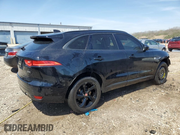 2018 Jaguar F-Pace 30t Premium with VIN SADCJ2GX7JA293064, listed as a Copart auction lot 53843285 with 68,861 mi miles and Salvage Title. Bid and sale history available at DreamBid. Image 3.