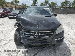 2014 Mercedes-Benz M 350 with VIN 4JGDA5JB1EA351654, listed as a Copart auction lot 55510505 with 193,285 mi miles and Salvage title. Bid and sale history available at DreamBid. Image 5.
