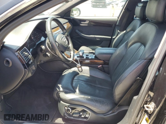 2012 Audi A8 with VIN WAURVAFD9CN022995, listed as a Copart auction lot 60225785 with 85,025 mi miles and Clean title. Bid and sale history available at DreamBid. Image 7.