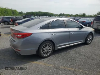 2015 Hyundai Sonata Sport with VIN 5NPE34AF8FH126531, listed as a Copart auction lot 56660495 with 132,099 mi miles and Salvage title. Bid and sale history available at DreamBid. Image 3.