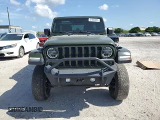2021 Jeep Wrangler Unlimited Sahara Altitude with VIN 1C4HJXEM9MW596278, listed as a Copart auction lot 61005625 with 47,033 mi miles and Salvage title. Bid and sale history available at DreamBid. Image 5.