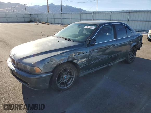 2003 BMW 5 Series 530iA with VIN WBADT63433CK34109, listed as a Copart auction lot 76776084 with 125,564 mi miles and Salvage Title. Bid and sale history available at carsss.com. Image 1.