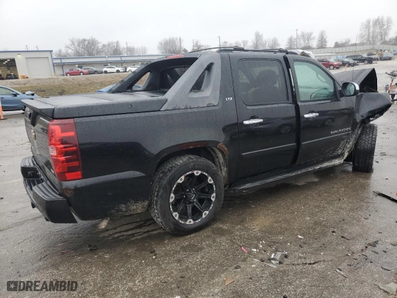 2008 Chevrolet Avalanche LTZ with VIN 3GNFK12318G108966, listed as a Copart auction lot 44004225 with 0 mi miles and Salvage Title. Bid and sale history available at carsss.com. Image 3.