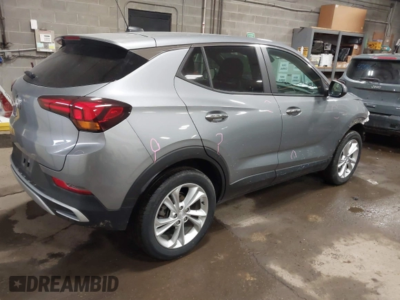 2023 Buick Encore GX Preferred with VIN KL4MMCSL9PB093284, listed as a IAAI auction lot 41276805 with 17,006 mi miles and . Bid and sale history available at DreamBid. Image 4.
