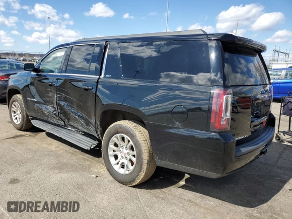 2017 GMC Yukon XL SLT with VIN 1GKS2GKC0HR402261, listed as a Copart auction lot 53301325 with 120,354 mi miles and Salvage Title. Bid and sale history available at carsss.com. Image 2.