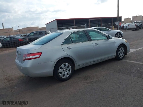 2010 Toyota Camry with VIN 4T1BF3EK2AU095962, listed as a IAAI auction lot 41573716 with 75,222 mi miles. Bid and sale history available at carsss.com. Image 4.
