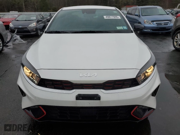 2023 Kia Forte GT-Line with VIN 3KPF54AD0PE546397, listed as a Copart auction lot 49877095 with 21,940 mi miles and Salvage Title. Bid and sale history available at carsss.com. Image 5.