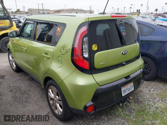 2016 Kia Soul + with VIN KNDJP3A53G7838150, listed as a IAAI auction lot 42120923 with 139,208 mi miles. Bid and sale history available at carsss.com. Image 3.