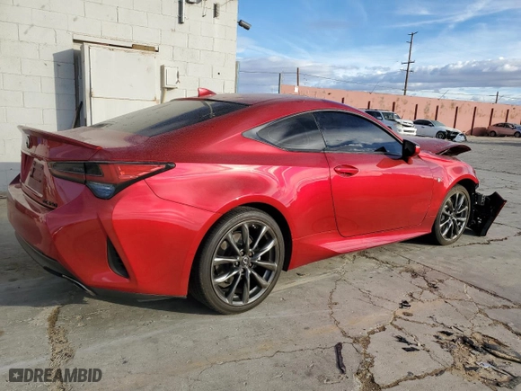 2019 Lexus RC with VIN JTHHA5BC0K5009239, listed as a Copart auction lot 81982064 with 78,919 mi miles and Salvage Title. Bid and sale history available at carsss.com. Image 3.